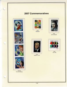 2007 41c US Postage Commemorative stamps #4192-4200 VF MNH