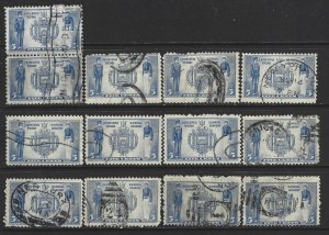 UNITED STATES - #794 - 3c US NAVAL ACADEMY USED STAMPS LOT