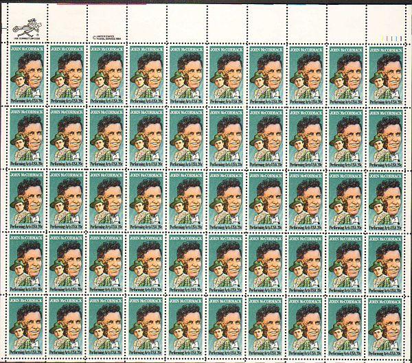 US #2090 Mint Sheet McCormack 