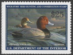 US, Scott #RW89 Duck, MNH, CV $37.50