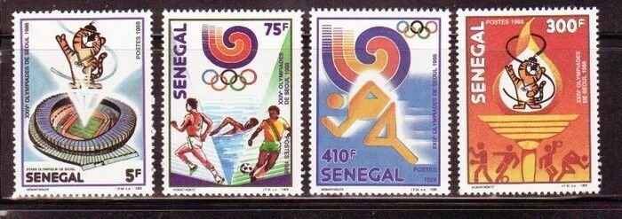 Senegal 786-9 Olympics Mint NH