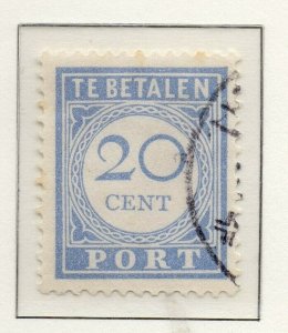 Netherlands 1912-21 Early Issue Fine Used 20c. NW-147272