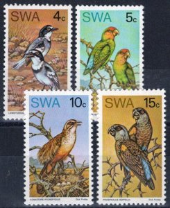 ZAYIX South West Africa SWA 363-366 MNH Rare Birds Nature 092022S64