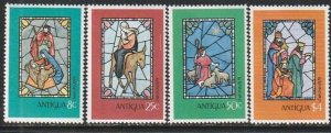 1979 Antigua - Sc 552-5 - MNH VF - 4 single - Christmas