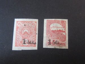 Estonia 1920 Sc 55-6 MH