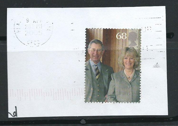 GB  QE II  from SG MS 2531 68p First Day postmark VFU on ...