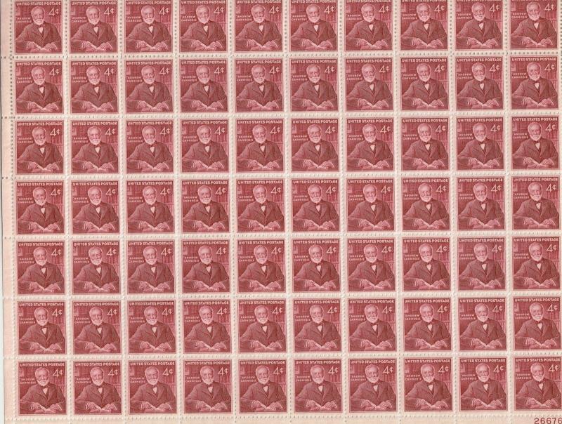 Scott 1172 - John Foster Dulles. Sheet Of 70  MNH. OG.  #02 1172