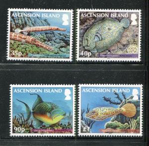 Ascension Island 1050-1052, MNH, 2012. Marine Life. x29380