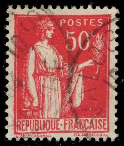 France #267 Peace with Olive Branch; Used