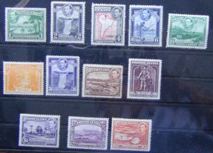 British Guiana 1938 - 1952 set to $3 MM ($1 $2 $3 MNH)