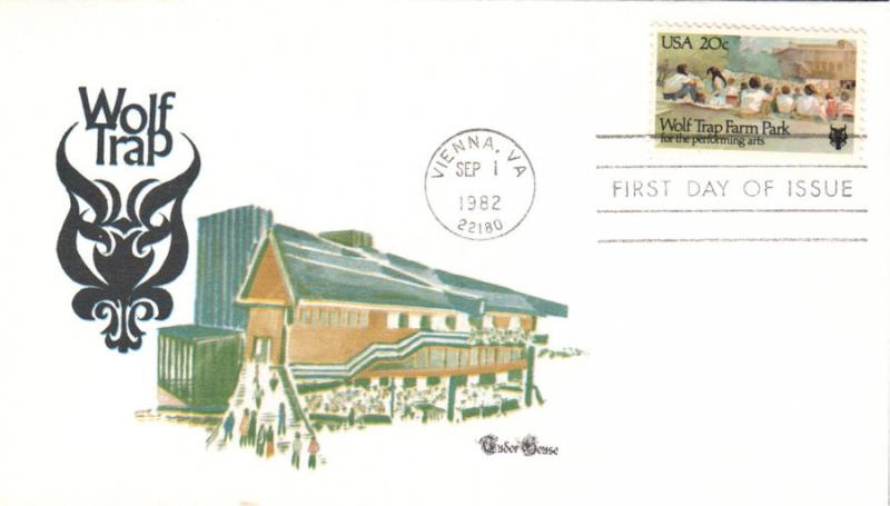 #2018 Wolf Trap Farm Park Tudor House FDC