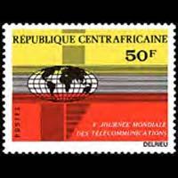 CENTRAL AFRICA 1972 - Scott# 159 Telecom.Day Set of 1 NH