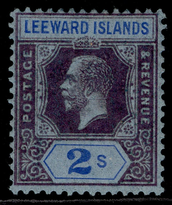 LEEWARD ISLANDS GV SG55, 2s purple & blue/blue, M MINT. Cat £19. 