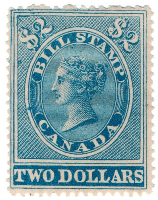 (I.B) Canada Revenue : Bill Stamp $2