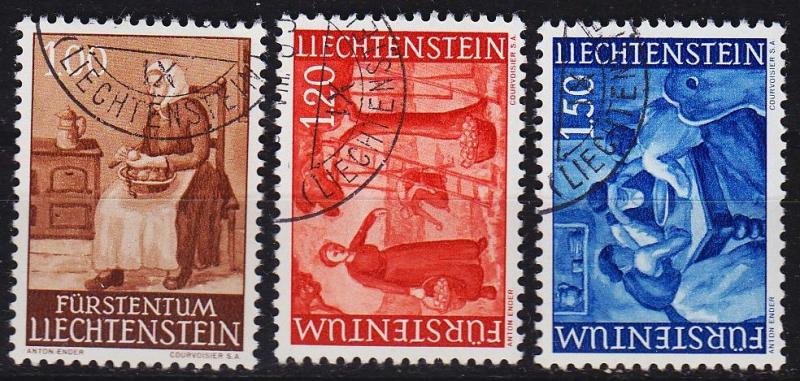 LIECHTENSTEIN [1960] MiNr 0395-97 ( O/used )