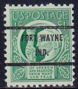 Precancel - Fort Wayne, IN PSS 908-71 - Bureau Issue