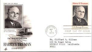 FDC 1973 SC #1499 Artcraft Cachet - Independence, Mo - Single - J1798