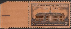 # 1083 MINT NEVER HINGED NASSAU HALL