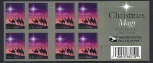 United States #4945a Magi (2014). Double-sided booklet of 20. MNH