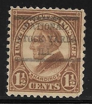 IL Precancels: National Stock Yards L-1 HS; Better Type $1.50; 1½c 1926 #633