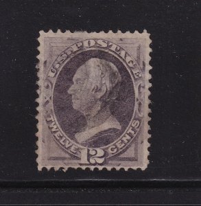 1870 Henry Clay Sc 151 used 12c dull violet VF single CV $200 (E8