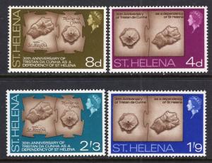 St Helena 201-203 MNH VF