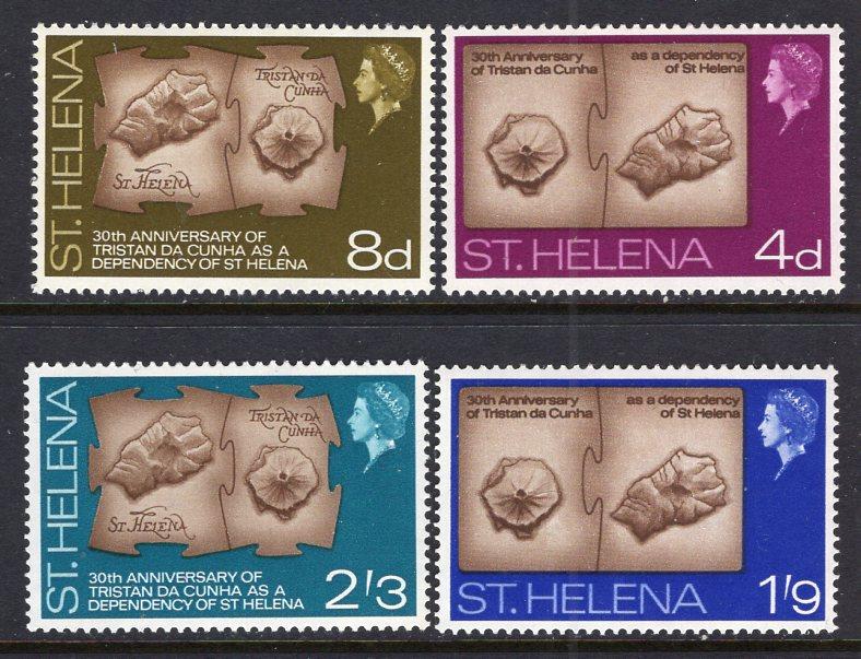 St Helena 201-203 MNH VF