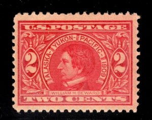 OAS-CNY ED-501 SCOTT 370 – 1909 2c Seward, carmine, perf 12 MNH VF-XF $45