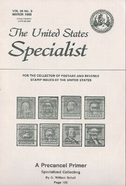 10 Different Volumes of The United States Specialist from 1985