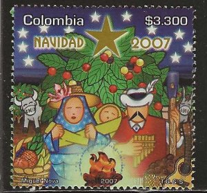 Colombia 2007, Scott 1282, Christmas 2007