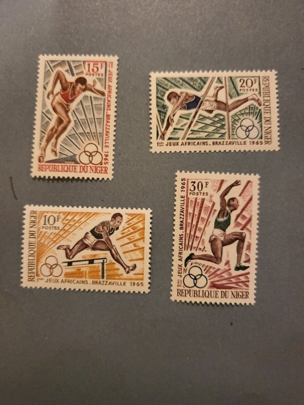 Stamps Niger Scott #159-62 never hinged