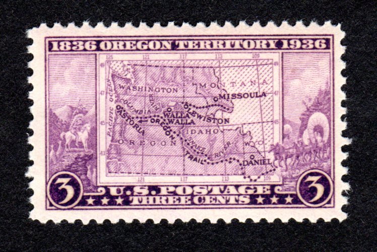 USA  Scott # 783  Oregon Territory   MNH CV = $ 0.35  Lot 200507