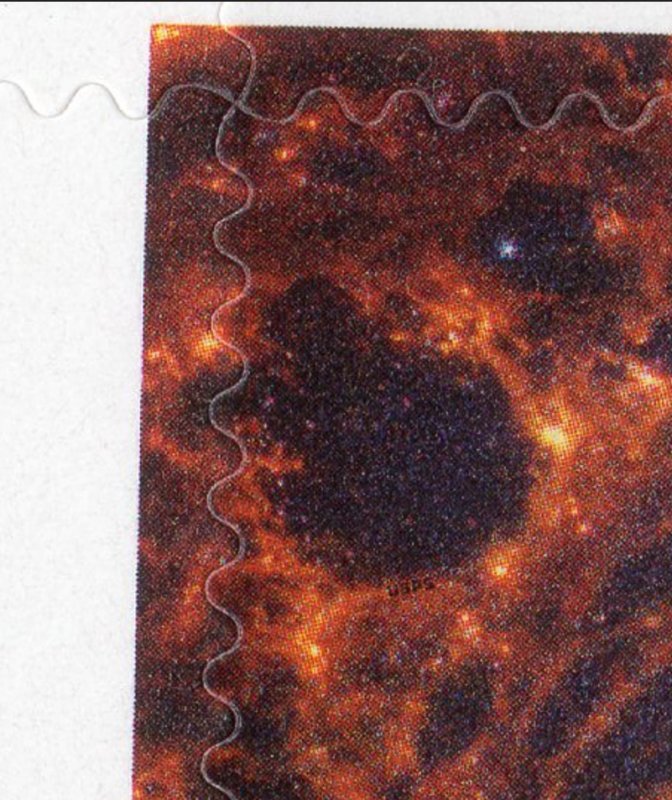 Scott #5954 Spiral Galaxy Priority Mail Plate # Single Stamp - MNH w/Gutter