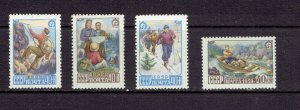 RUSSIA - 1959 SPORTS AND TRAVEL - SCOTT 2200 TO 2203 - MNH 