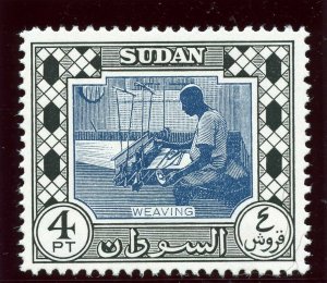 Sudan 1959 4p deep blue & black superb MNH. SG 133a.