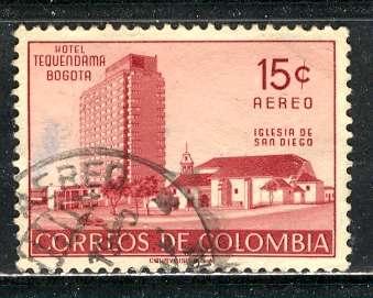 Colombia; 1958: Sc. # C273: O/Used Cpl. Set