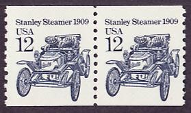2132 Stanley Steamer mint coil pair