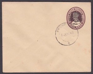 BURMA JAPAN OCCUPATION WW2 India 1a envelope optd by Japan Forces..........A2216 
