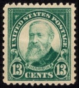 1926 US Scott #- 622 13 Cents Benjamin Harrison