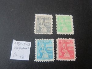 Cuba Red Cross,TB,Nurse,Doctor,Charity stamp MH