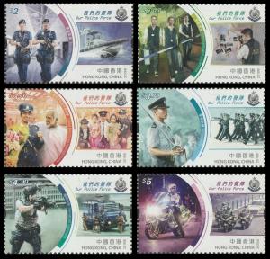 Hong Kong 2019 Our Police Force 我們的警隊 set 6 MNH