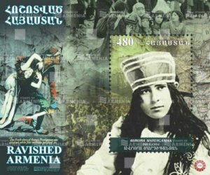 Armenia MNH** 2013 Mi 838 Sc 951 Genocide Armenians Portrait Aurora Mardiganin