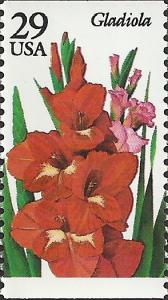 # 2831 MINT NEVER HINGED GLADIOLA
