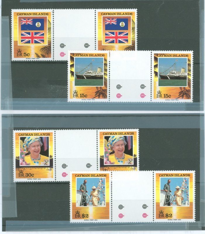 Cayman Islands #677-680 Mint (NH) Multiple (Queen)