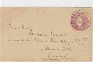 BUENOS AIRES 1896 STATIONARY COVER WITH CANCELS  (25)