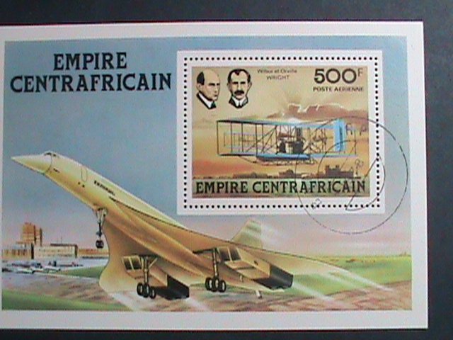 ​CENTRAL AFRICA-1978- WRITE BROTHERS & AND GLIDER- CTO S/S VERY FINE