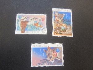 Australia 1990 Sc 1194a-96 set FU