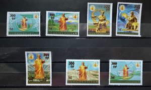 Turkmenistan 2024 Maxdumqoli Faraği مخدومقلی فراغی Great poet set 7 stamps MNH