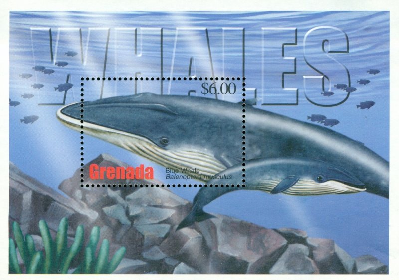 GRENADA 3188 MH  SS  SCV $4.50 BIN $2.50 MARINE LIFE