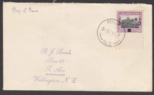 NIUE 1940 3d overprint on FDC - scarce......................................U757